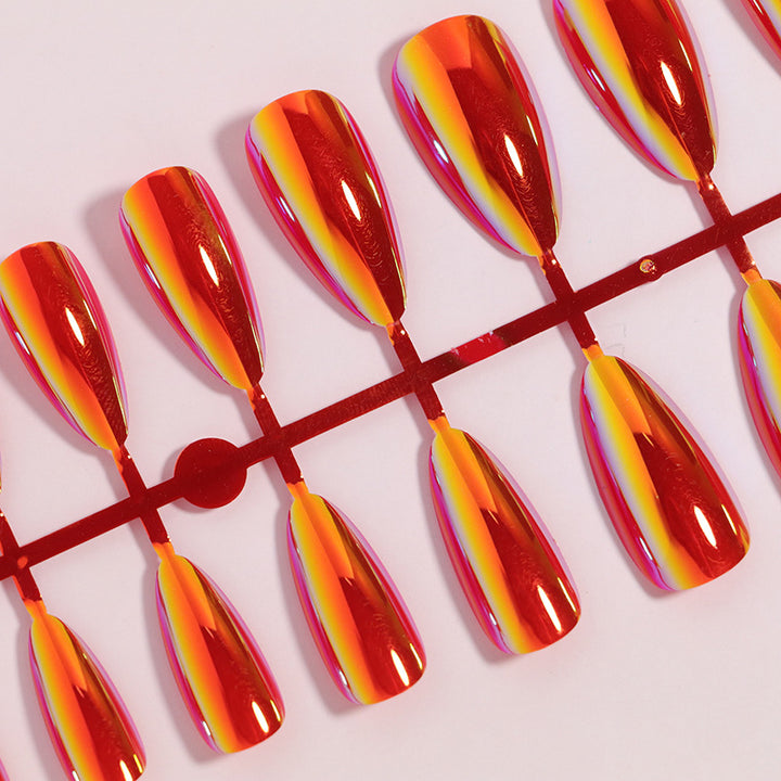 Artistic Gradient Press-On Nails Stornfield