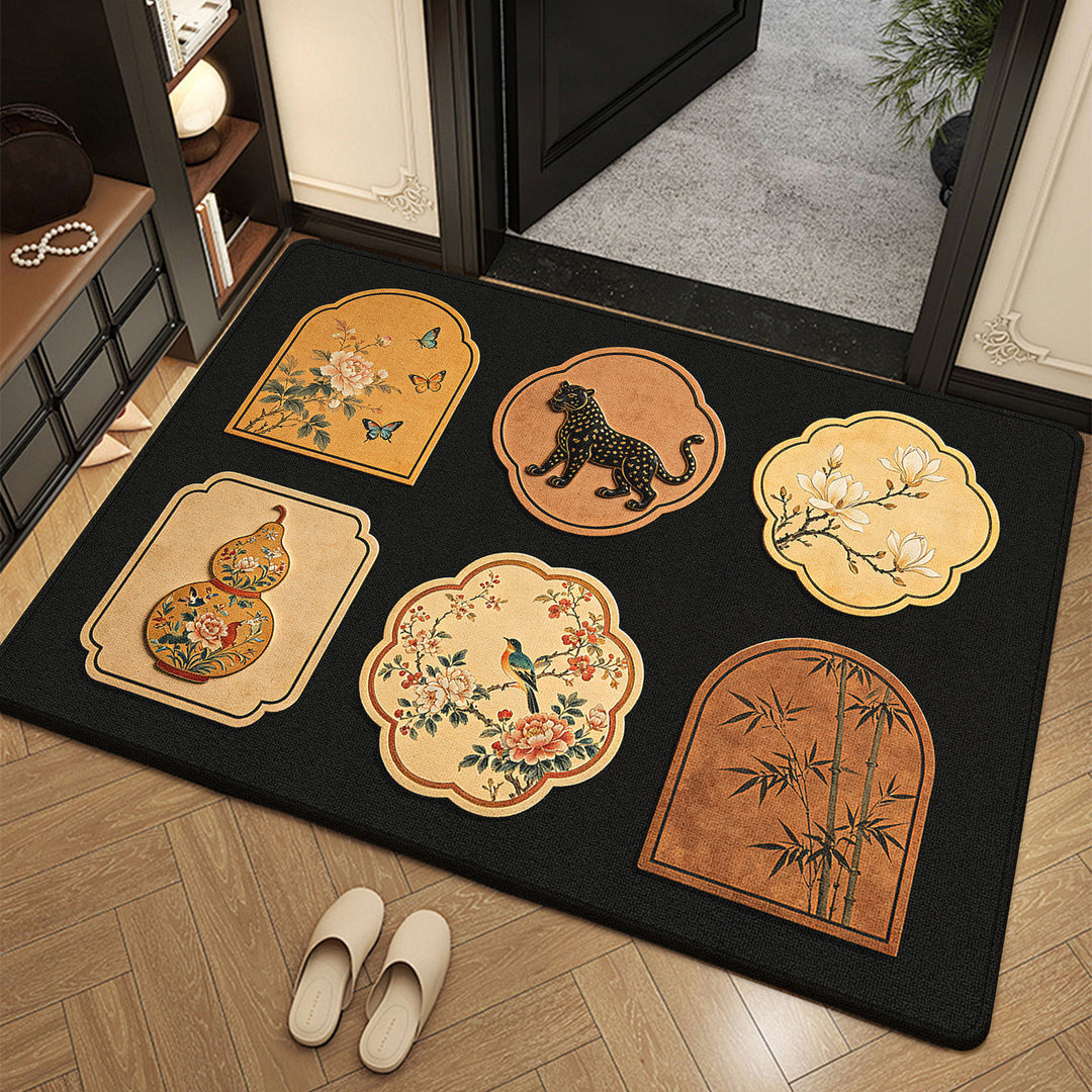 Artistic Vintage Welcome Mat