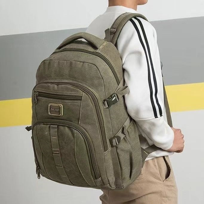 Multi-Functional Canvas Travel Backpack Stornfield