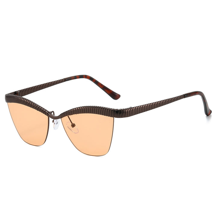 Modern Cat-Eye Sunglasses with Decorative Textured Frames Stornfield