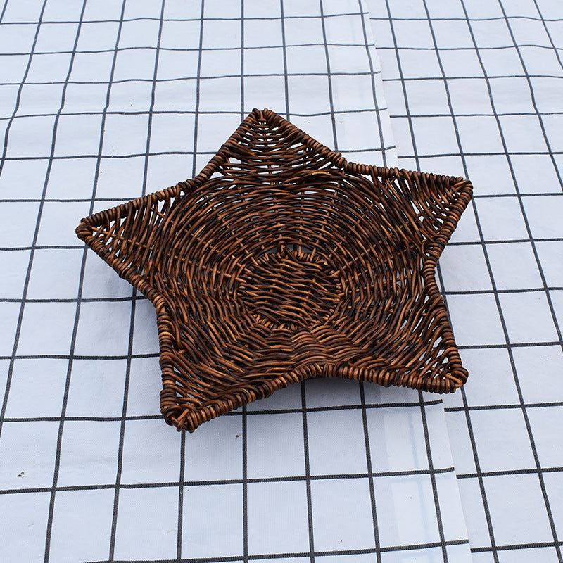 Handmade Star-Shaped Woven Basket Stornfield