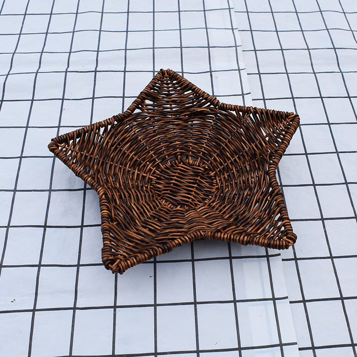 Handmade Star-Shaped Woven Basket Stornfield