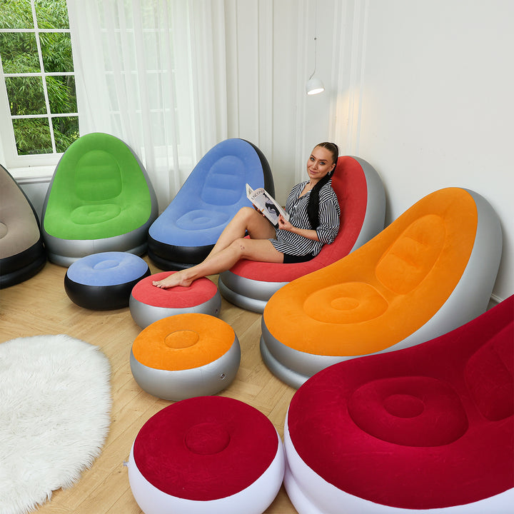 Women's Inflatable Comfort Sofa with Ergonomic Backrest Stornfield