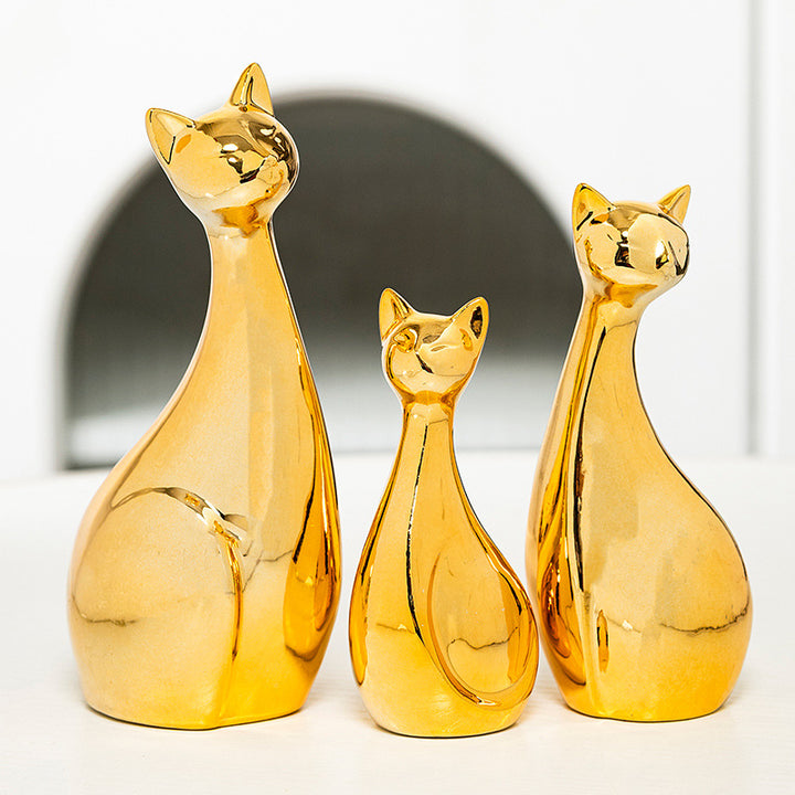 Decorative Ceramic Cat Stornfield