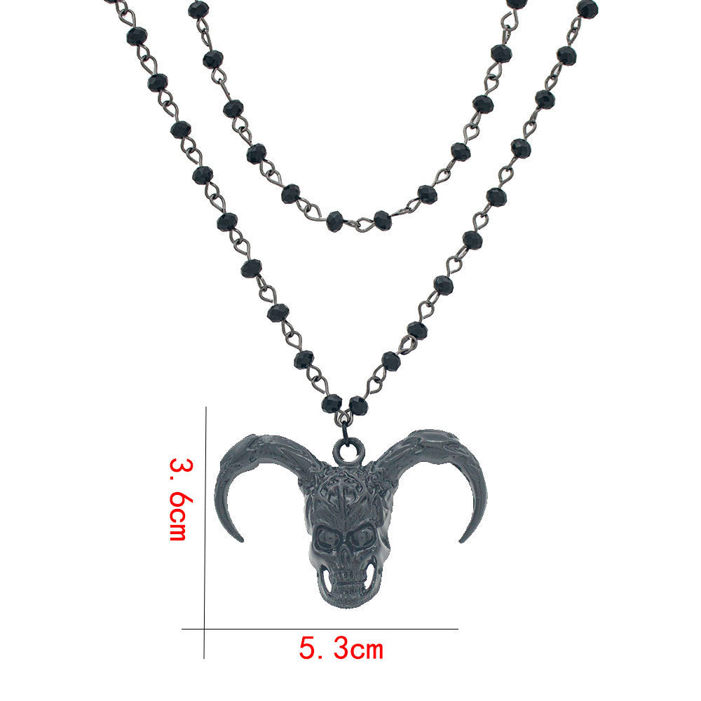Layered Crystal Moon Jewelry Set Stornfield
