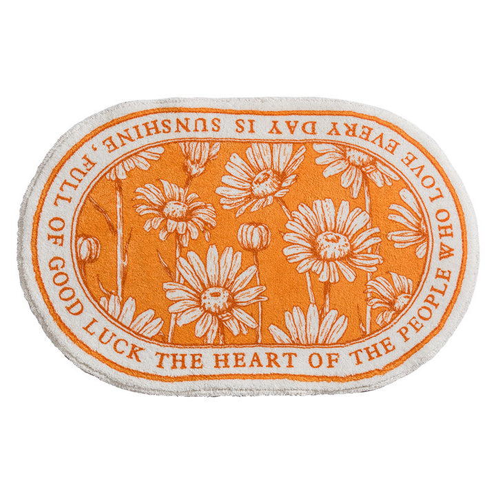 Floral Emblazoned Area Mat Stornfield