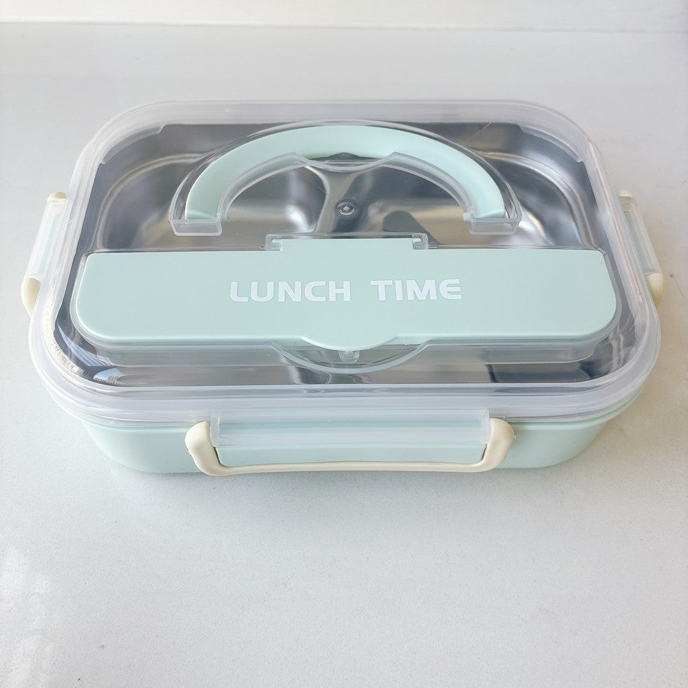 Multi-Compartment Microwave-Safe Lunch Box
