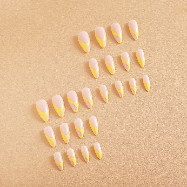 Nail set with elegant French tips Stornfield