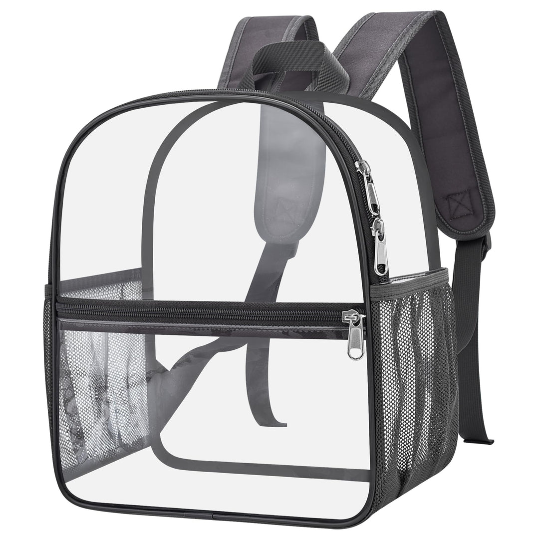 Unisex transparent backpack with functional design and multiple compartments Stornfield