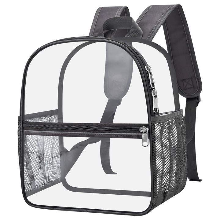 Unisex transparent backpack with functional design and multiple compartments Stornfield