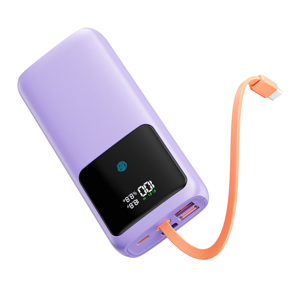 Power bank with LED display and integrated charging ports Stornfield