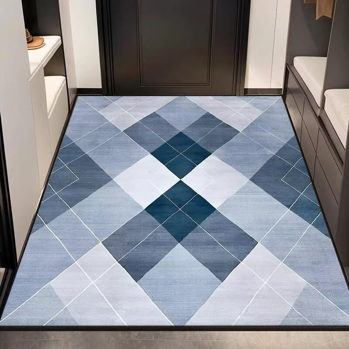 Modern Geometric Entryway Area Rug
