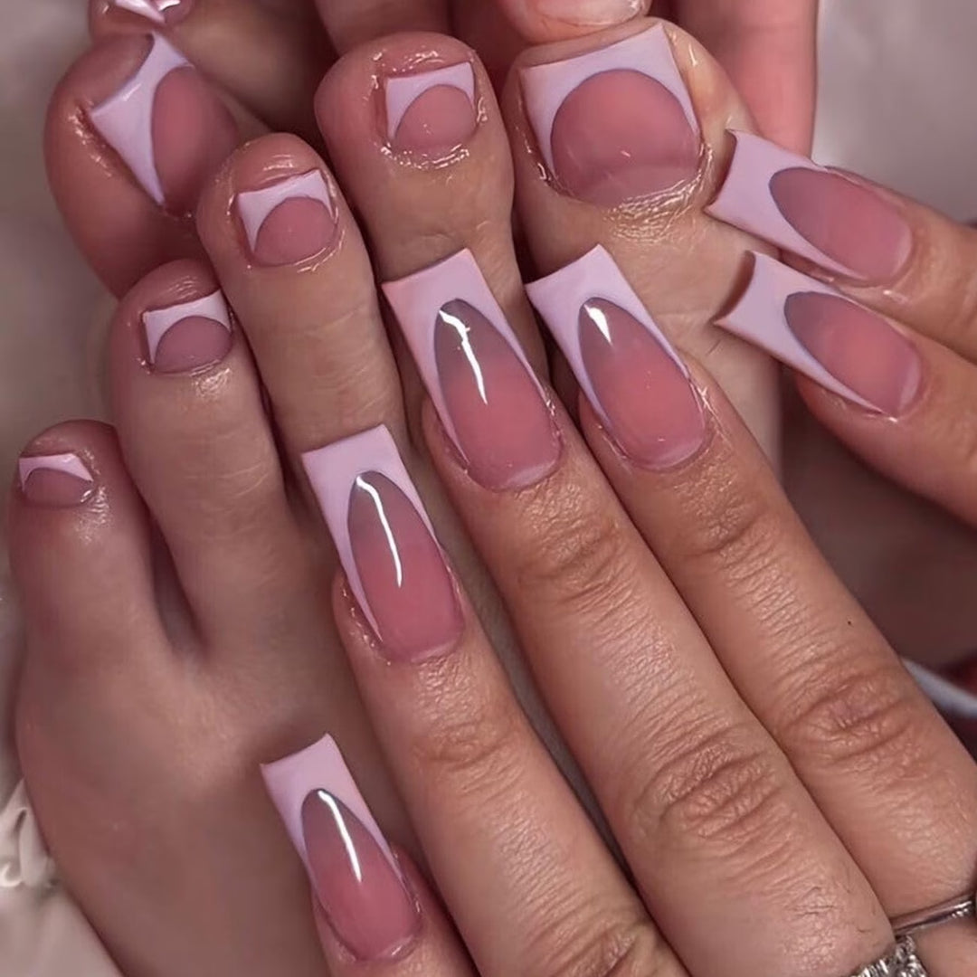 Stylish Press-On Nail Art Set Stornfield
