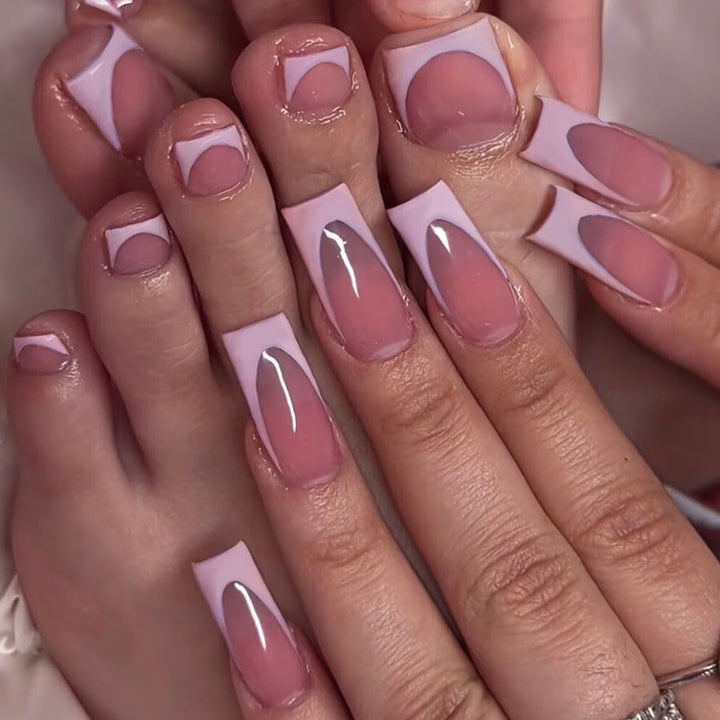 Stylish Press-On Nail Art Set Stornfield