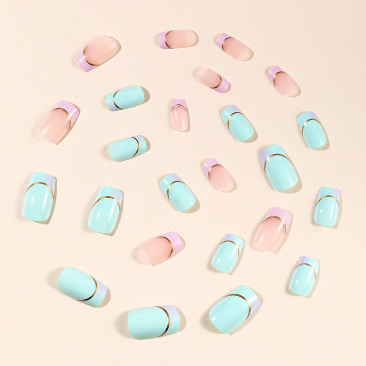 French Tip Acrylic Nail Art Design Stornfield