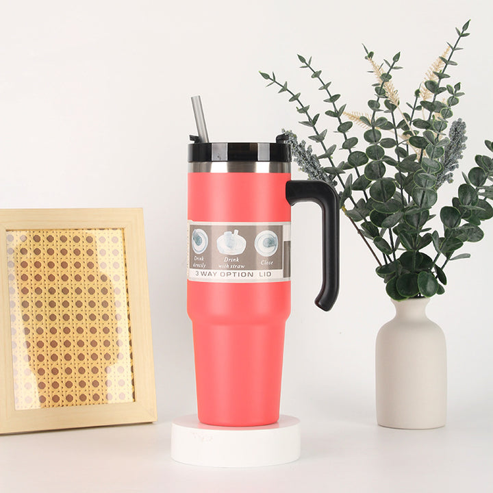 Unisex thermos mug with 3-in-1 drinking options Stornfield