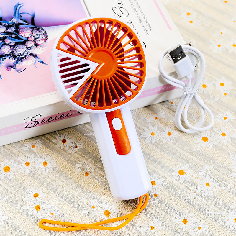Ladies Portable Handheld Fan with USB Connection and Safety Net Stornfield