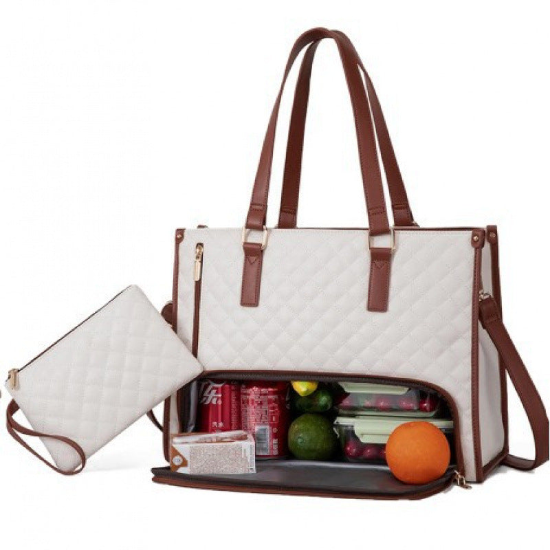 Quilted Multi-Functional Insulated Lunch Tote Stornfield