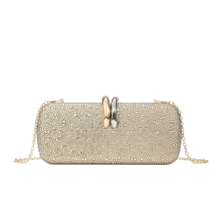 Striking Rhinestone-Studded Evening Clutch