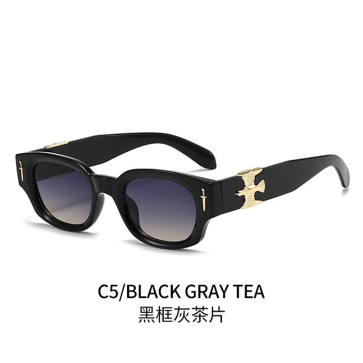 Women's fashionable sunglasses in exclusive tortoiseshell design with elegant metallic accents Stornfield