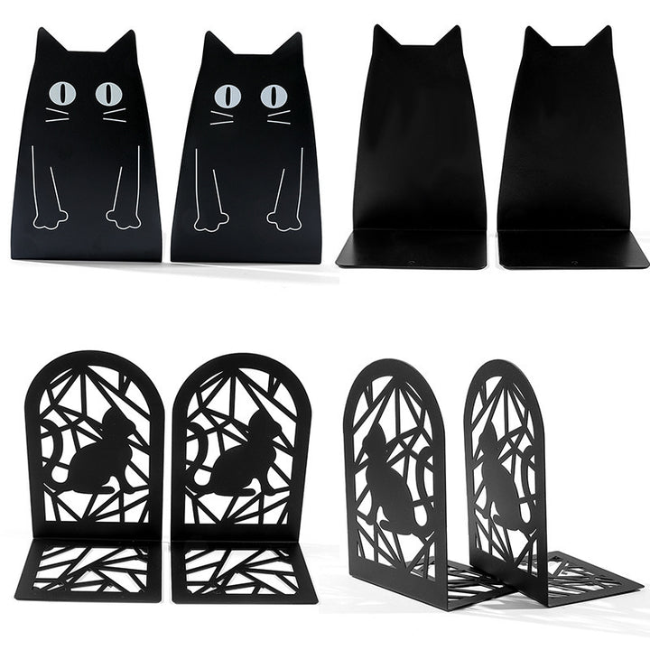 Playful Cat-Themed Bookends