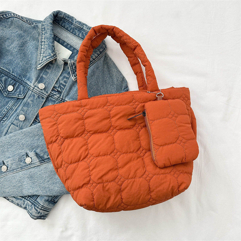 Cozy Quilted Tote Bag
