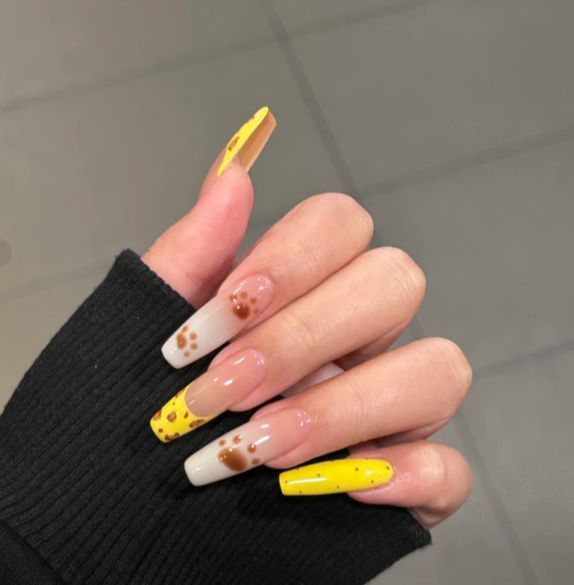 Artistic Heart Pattern Nail Art Extensions Stornfield