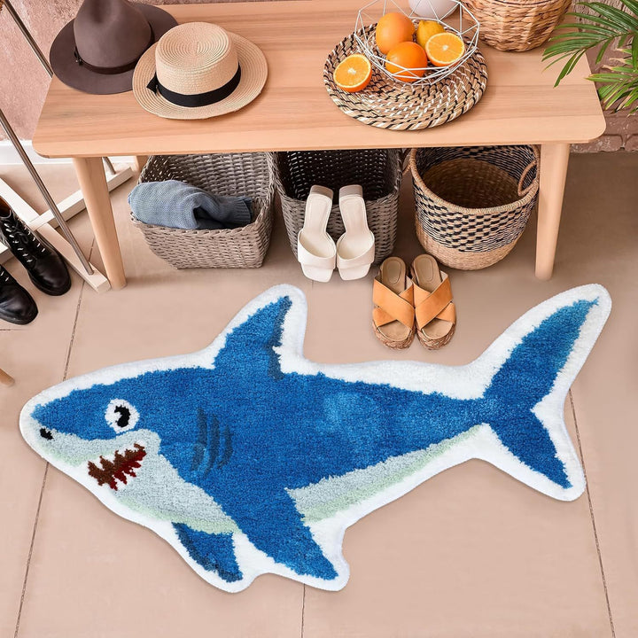 Wave Pattern Plush Area Rug