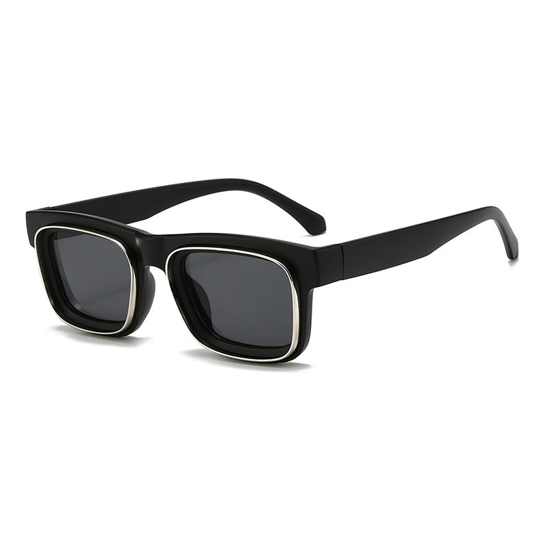 Women's fashionable square sunglasses with contrasting frame Stornfield