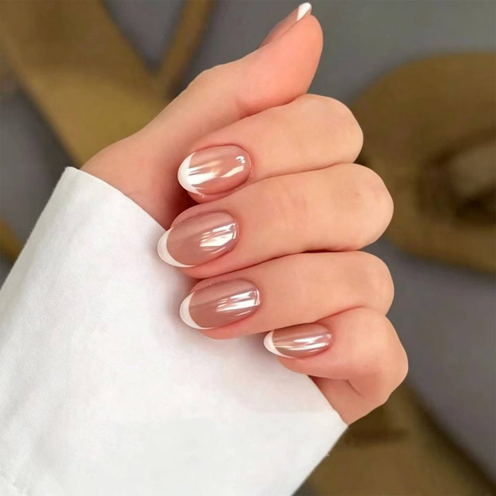 Elegant French Tip Nail Art Set Stornfield