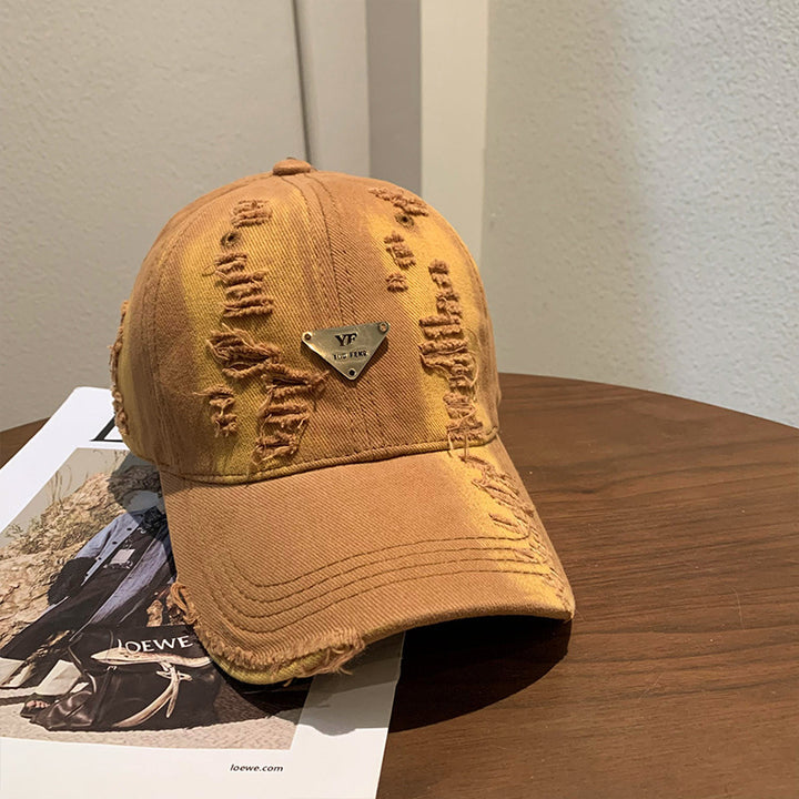 Women's Distressed Denim Baseball Cap Stornfield 1784084082