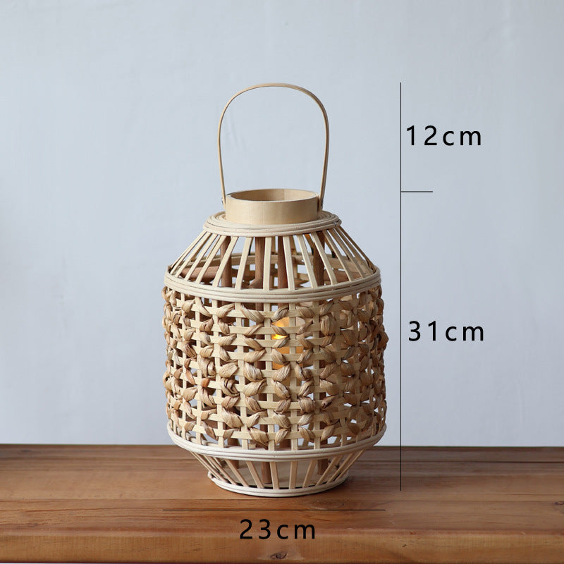 Handcrafted Rattan Lantern Stornfield