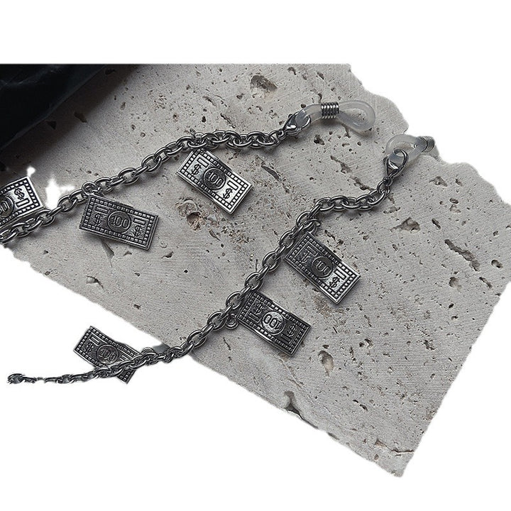 Trendy necklace with banknote pendants Stornfield