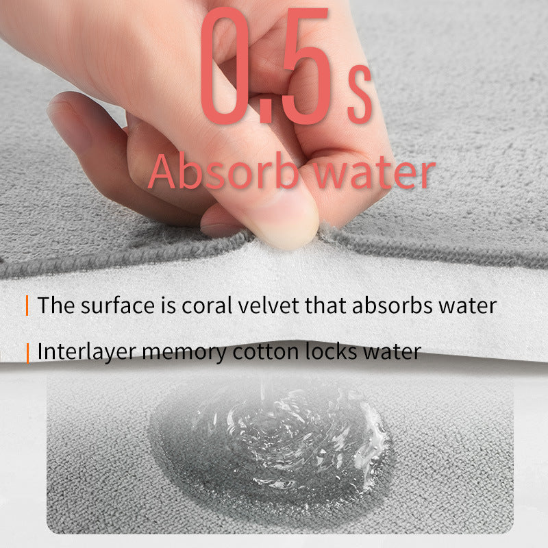 Cushioned Pebble Design Bath Mat