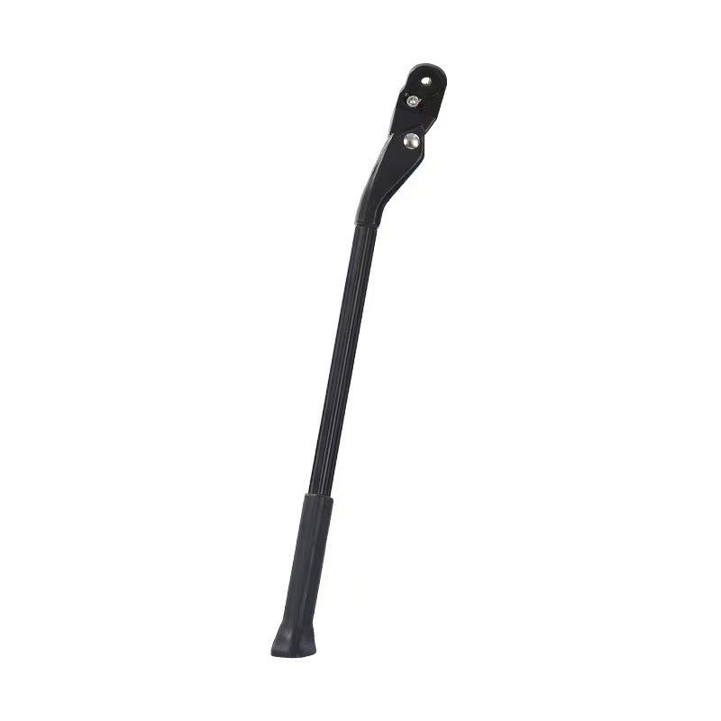 adjustable rear bicycle kickstand with hinged mounting plate and rubber foot Stornfield