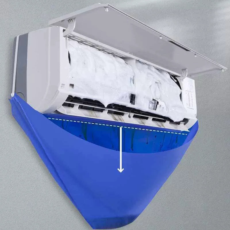 Unisex one size wall-mounted air conditioner condensate catchment funnel waterproof reusable fabric attachment Stornfield