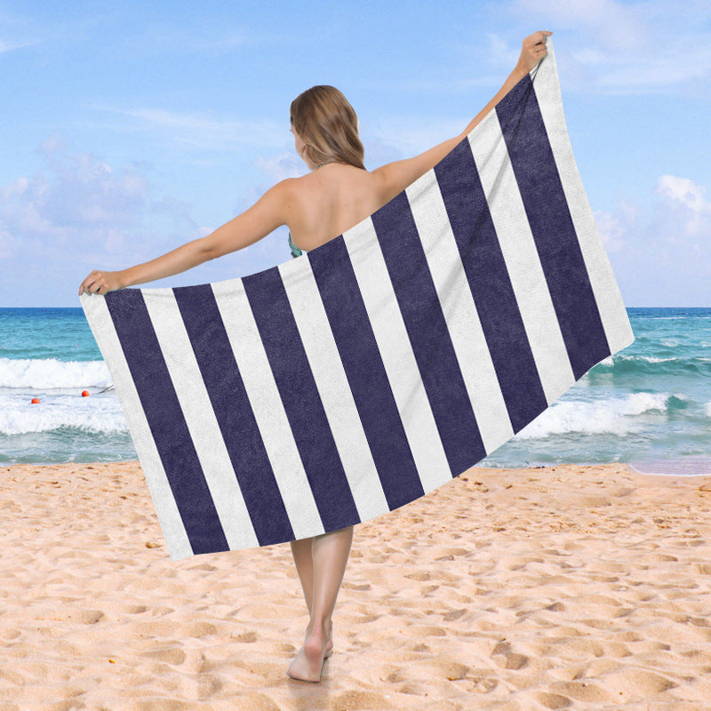 Beach towel with creative heart design Stornfield