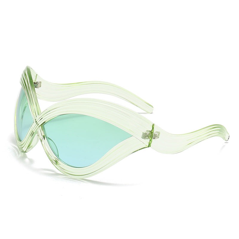 Women extraordinary sunglasses with curved design Stornfield