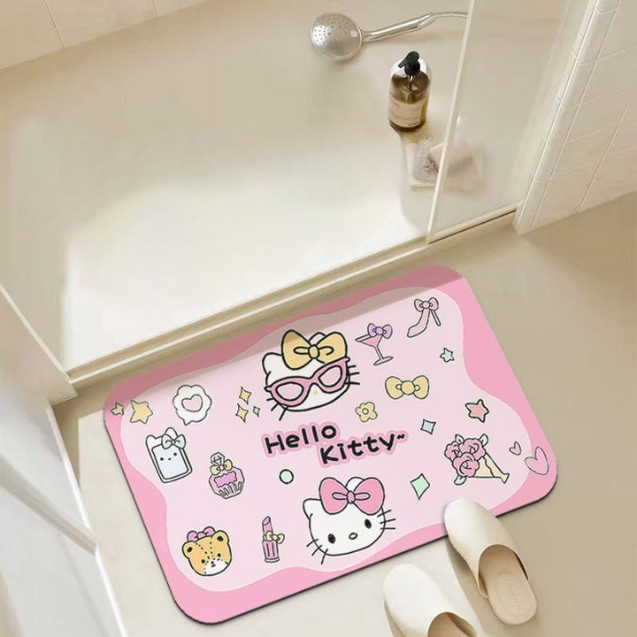Cute Cartoon-Themed Bath Mat