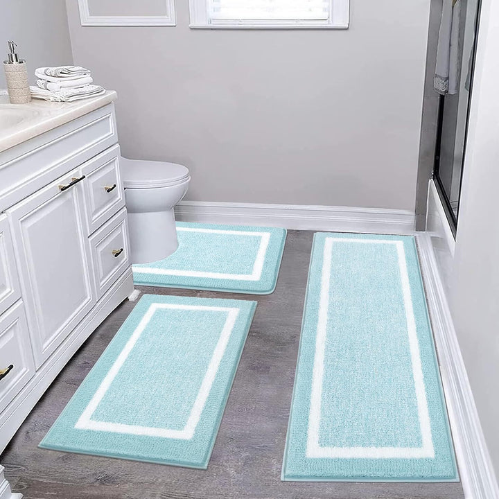 Modern Bathroom Mat Set
