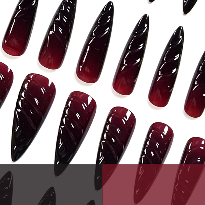 Elegant Long Stiletto Nail Art Extensions Stornfield
