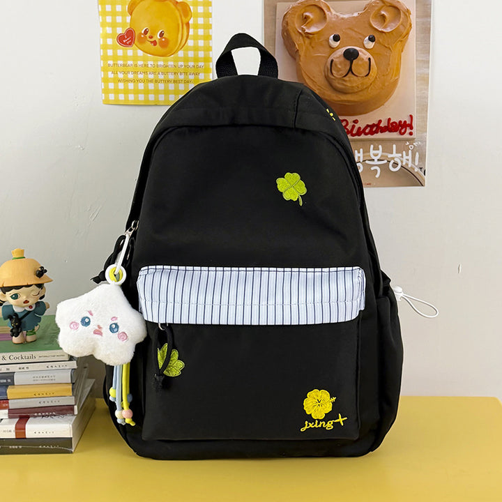 Playful Embroidered Casual Backpack Stornfield