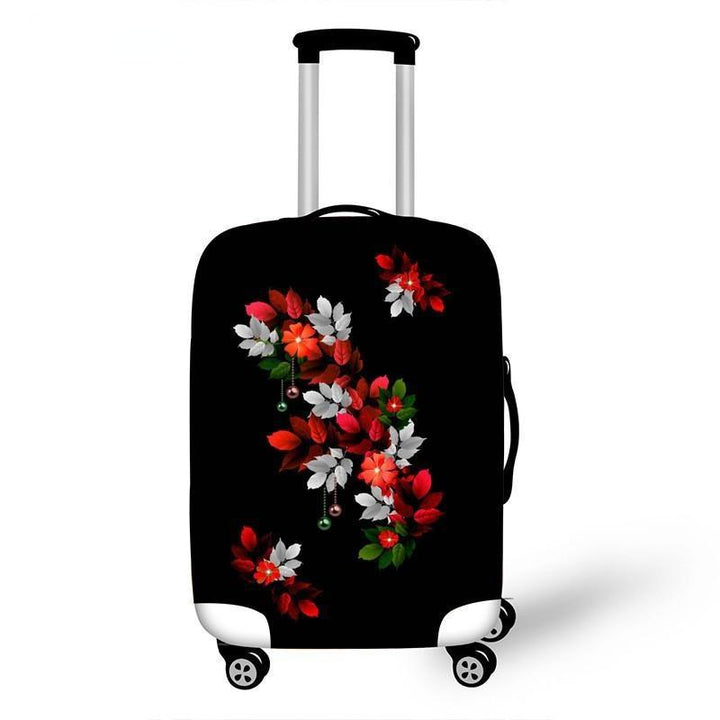 Women's hardshell travel suitcase with floral design Stornfield