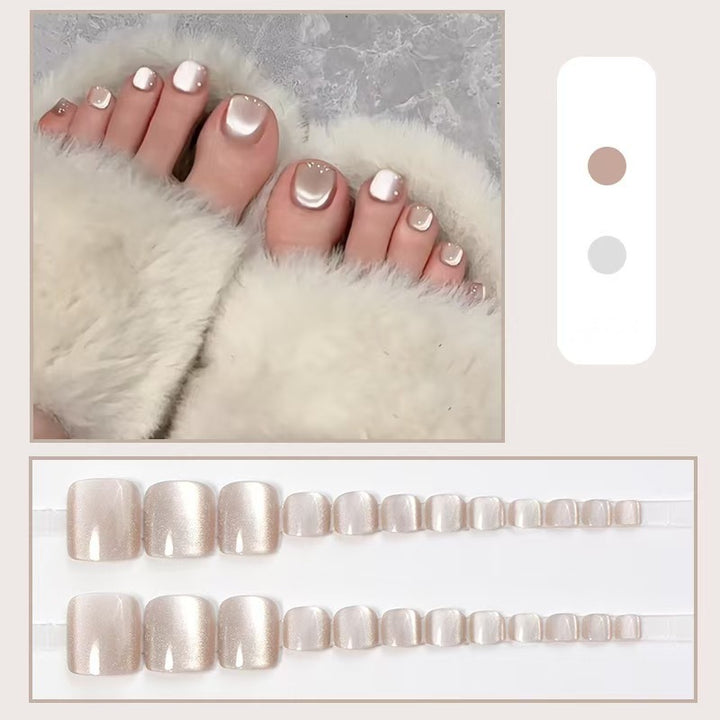 Elegant Foot Art Nails Stornfield