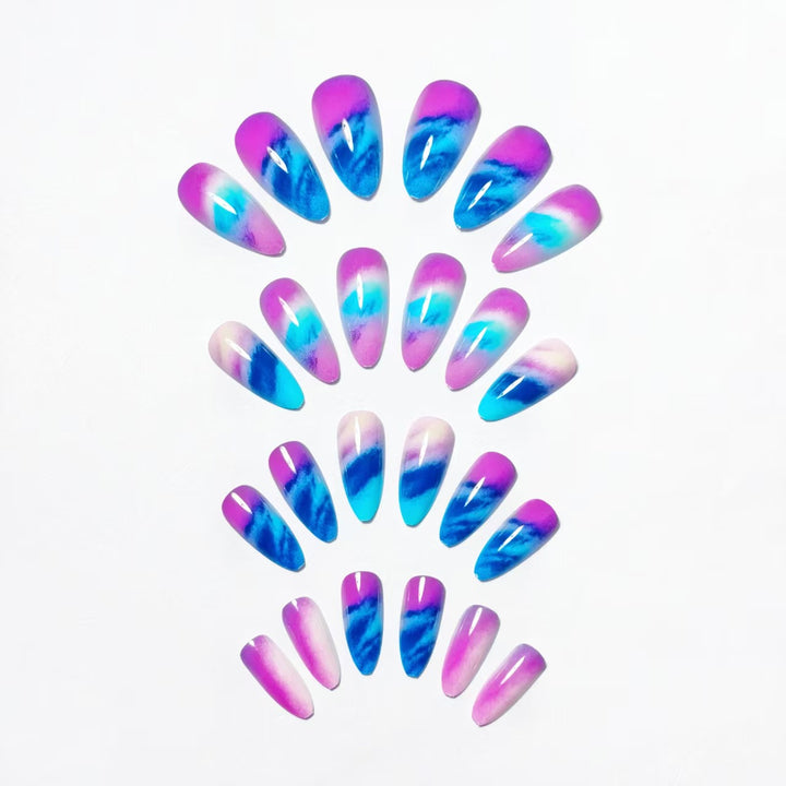 Creative Artificial Nails in Modern Ombre Design Stornfield