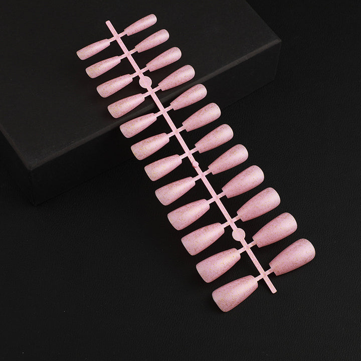 Artificial Nail Set with Elegant Glitter Effect Stornfield