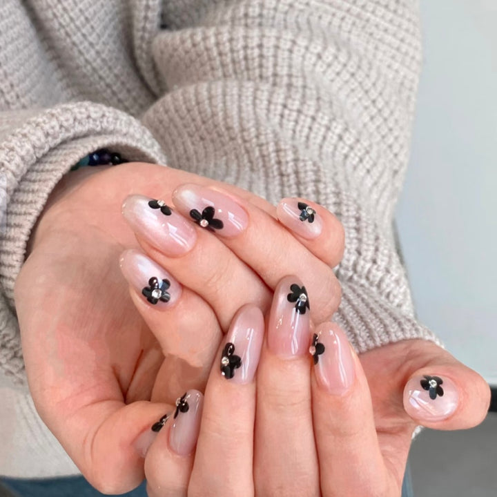 Floral-Inspired Press-On Nail Design Stornfield