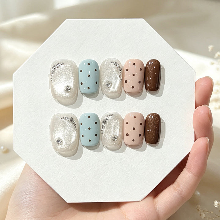 Luxury Decorative Press-On Nail Set Stornfield