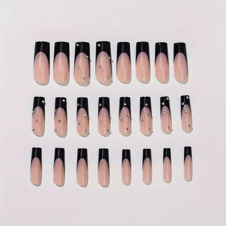 Nail art set with elegant 3D rhinestone accents Stornfield