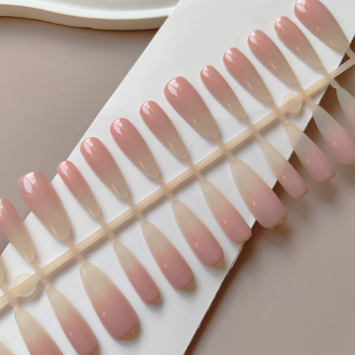 Artificial Nude Fingernails in the Elegant Ombre Look Stornfield